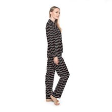 Load image into Gallery viewer, Unapologetically Thick Women's Satin Pajamas (Black)