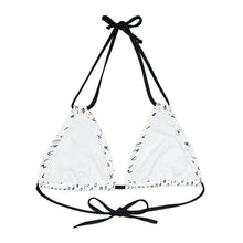Load image into Gallery viewer, Unapologetic tiled (White) Bikini Top