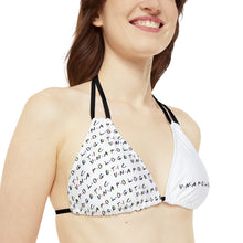 Load image into Gallery viewer, Unapologetic (White) Bikini Top