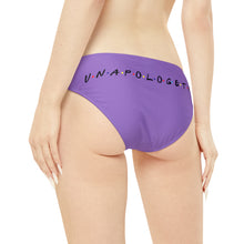 Load image into Gallery viewer, Purple Unapologetic Bikini Bottom