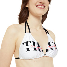 Load image into Gallery viewer, Unapologetically Thick (White) Bikini Top