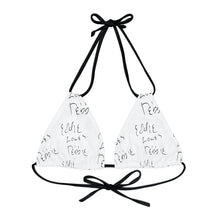 Load image into Gallery viewer, Eddie Loves Debbie (White) Bikini Top