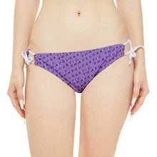 Load image into Gallery viewer, Unapologetic tiled (Purple) Bikini Bottom