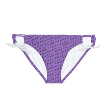 Load image into Gallery viewer, Unapologetic tiled (Purple) Bikini Bottom