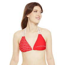 Load image into Gallery viewer, Unapologetic (Red) Bikini Top