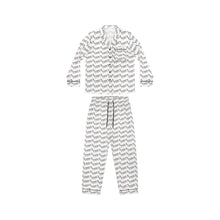 Load image into Gallery viewer, Unapologetically Thick Women's Satin Pajamas (White)