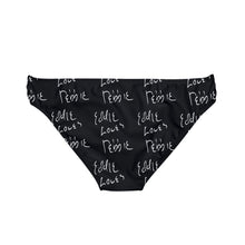 Load image into Gallery viewer, Eddie Loves Debbie (Black) Bikini Bottom