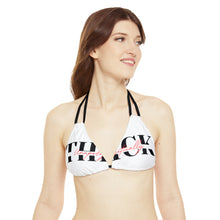 Load image into Gallery viewer, Unapologetically Thick (White) Bikini Top