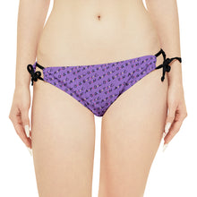 Load image into Gallery viewer, Unapologetic tiled (Purple) Bikini Bottom