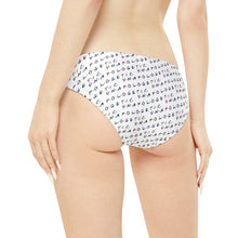 Load image into Gallery viewer, Unapologetic tiled (White) Bikini Bottom