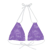 Load image into Gallery viewer, Eddie Loves Debbie (Purple) Bikini Top