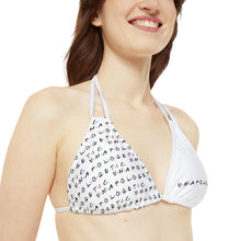 Load image into Gallery viewer, Unapologetic (White) Bikini Top
