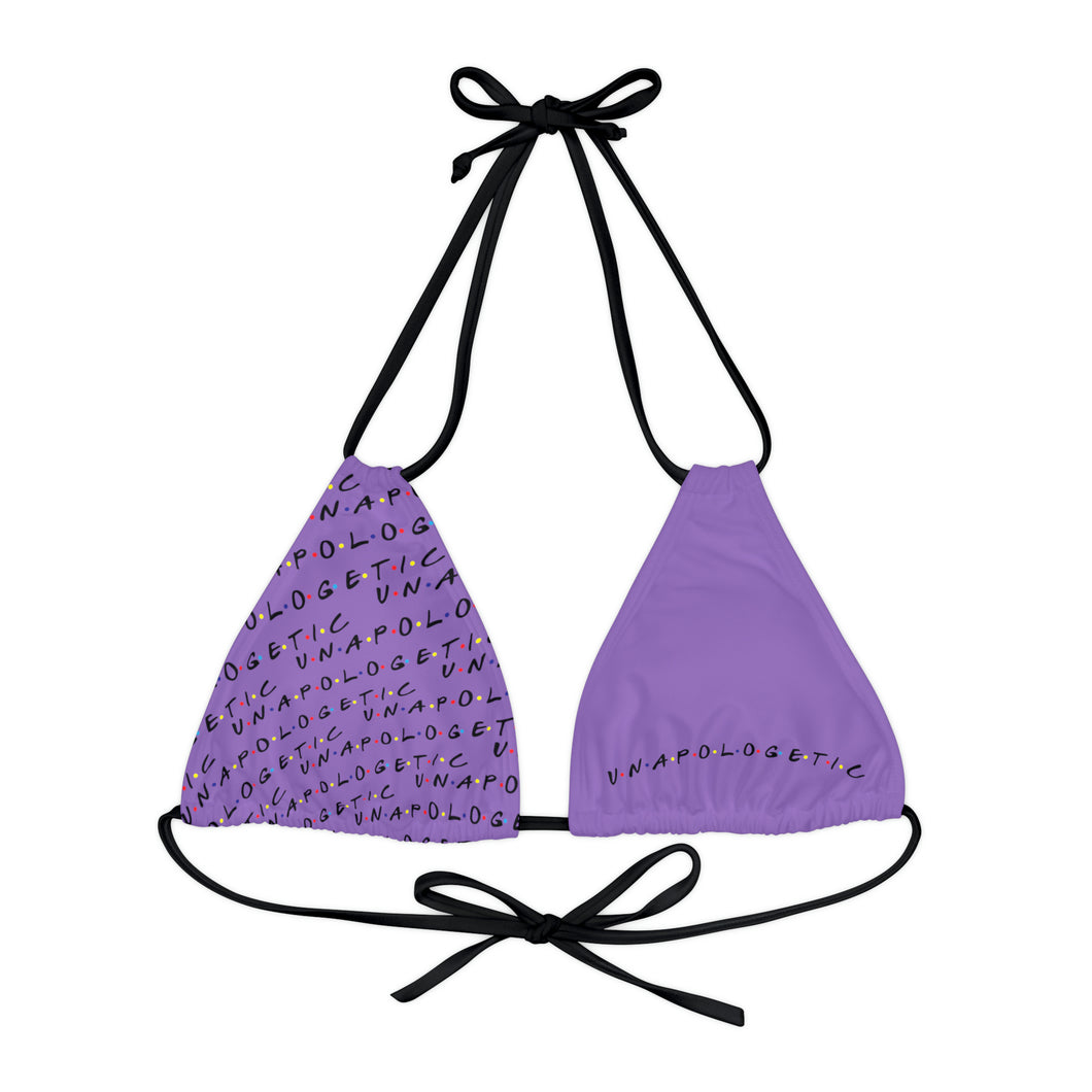 Unapologetic (Purple) Bikini Top