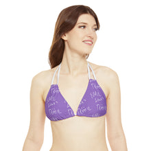 Load image into Gallery viewer, Eddie Loves Debbie (Purple) Bikini Top