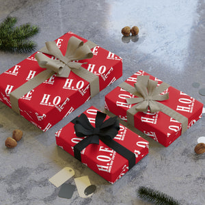 HOE HOE HOE Gift Wrapping Paper 1pc