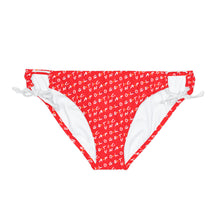 Load image into Gallery viewer, Unapologetic tiled (Red) Bikini Bottom