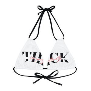 Unapologetically Thick (White) Bikini Top