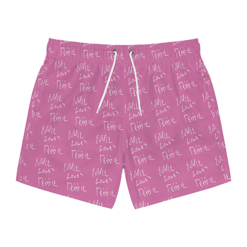 Eddie Loves Debbie Swim Trunks (Pink)