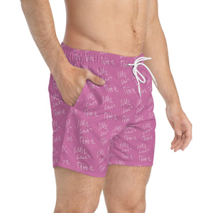 Eddie Loves Debbie Swim Trunks (Pink)