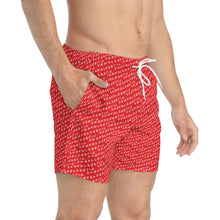 Load image into Gallery viewer, Unapologetic Swim Trunks (Red)