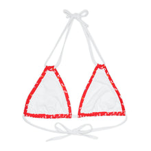 Load image into Gallery viewer, Unapologetic tiled (Red) Bikini Top