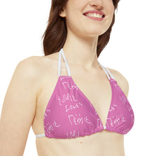 Load image into Gallery viewer, Eddie Loves Debbie (Pink) Bikini Top