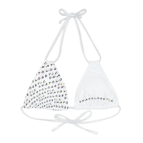 Unapologetic (White) Bikini Top