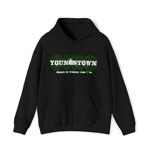 Home is where the heart is Hoodie (Green)