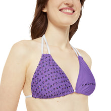 Load image into Gallery viewer, Unapologetic (Purple) Bikini Top