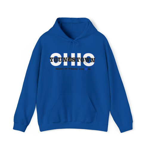 Home is where the heart is Hoodie (Blue)