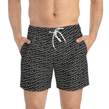 Load image into Gallery viewer, Unapologetic Swim Trunks (Black)