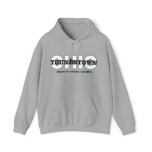 Home is where the heart is Hoodie (Green)