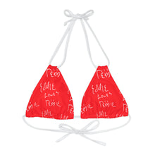 Load image into Gallery viewer, Eddie Loves Debbie (Red) Bikini Top