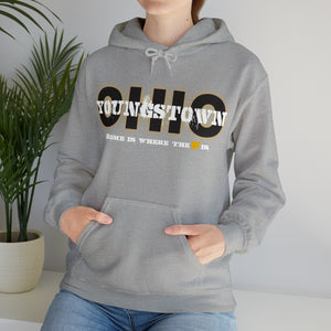 Home is where the heart is Hoodie (Gold)