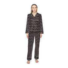 Load image into Gallery viewer, Unapologetically Thick Women&#39;s Satin Pajamas (Black)