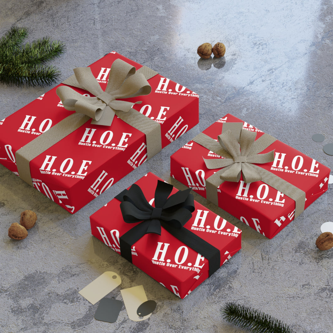 HOE HOE HOE Gift Wrapping Paper 1pc