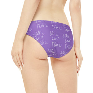 Eddie Loves Debbie (Purple) Bikini Bottom