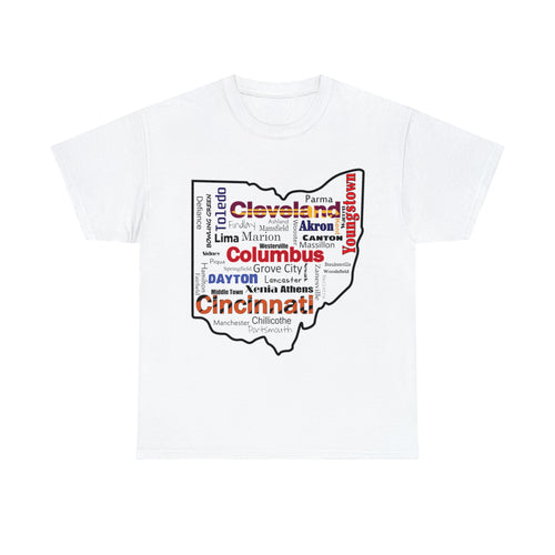 Ohio on the map