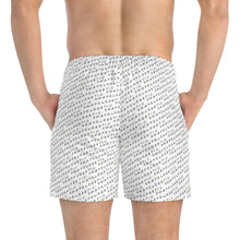 Load image into Gallery viewer, Unapologetic Swim Trunks (White)