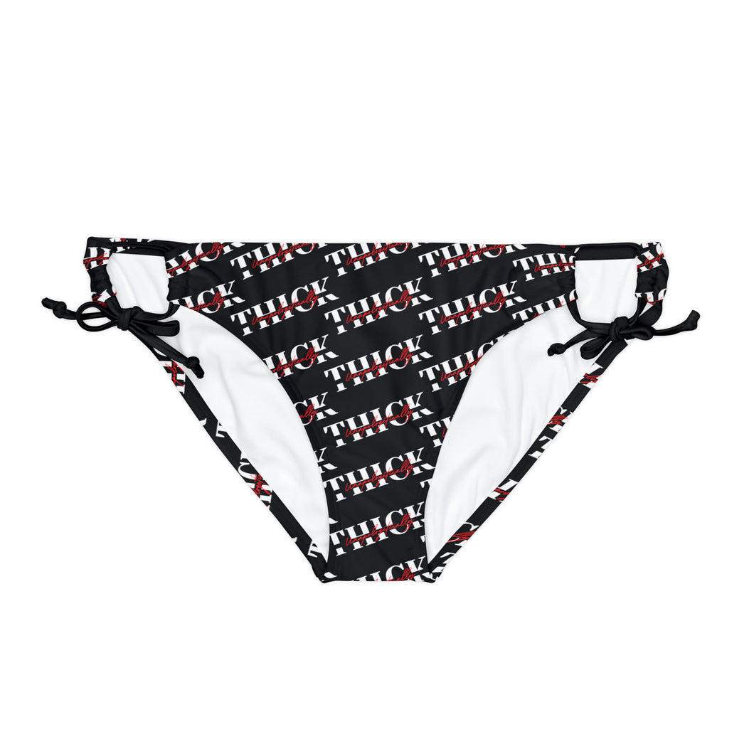 Unapologetically Thick Loop Tie Side Bikini Bottom